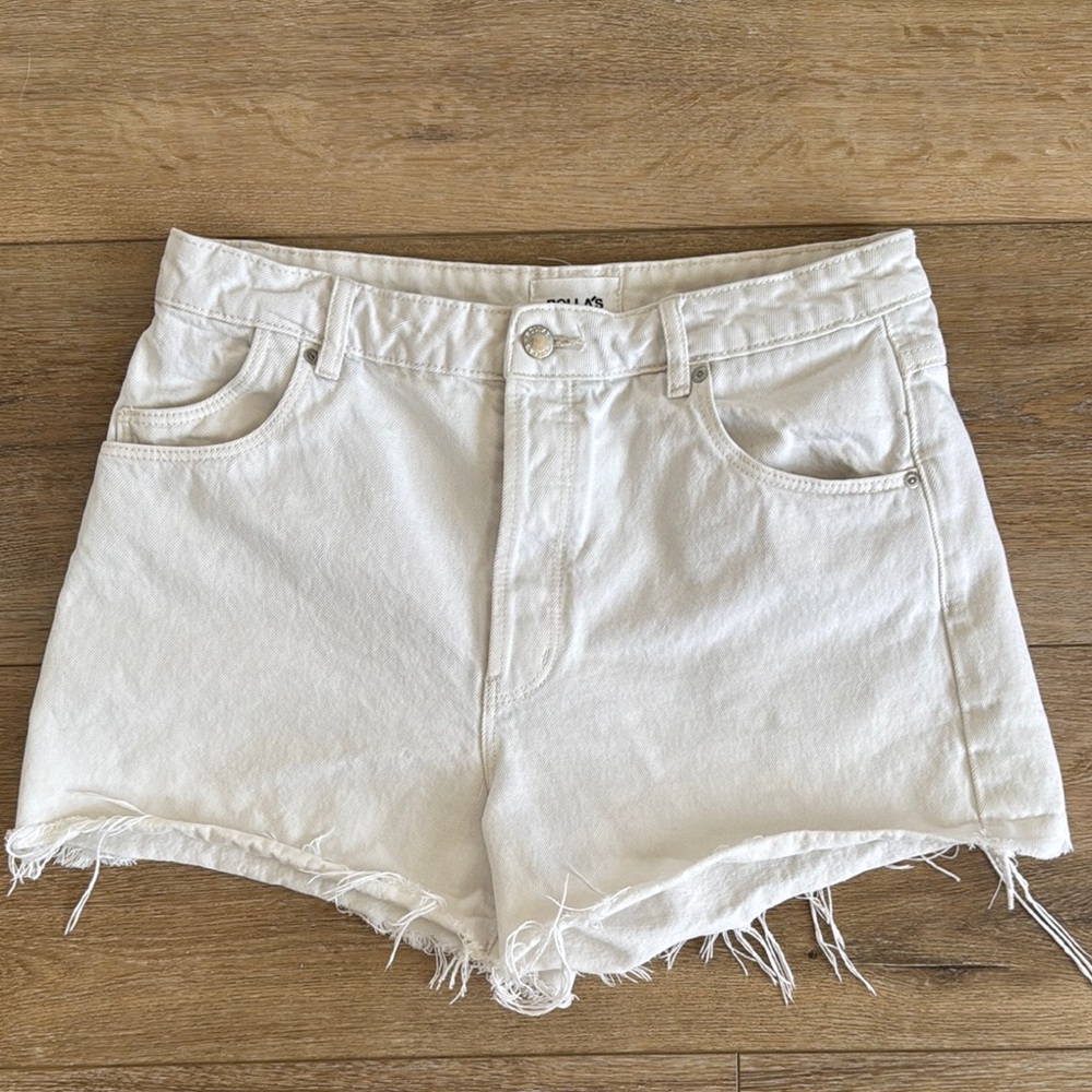 Rolla’s Women's White Denim Shorts
